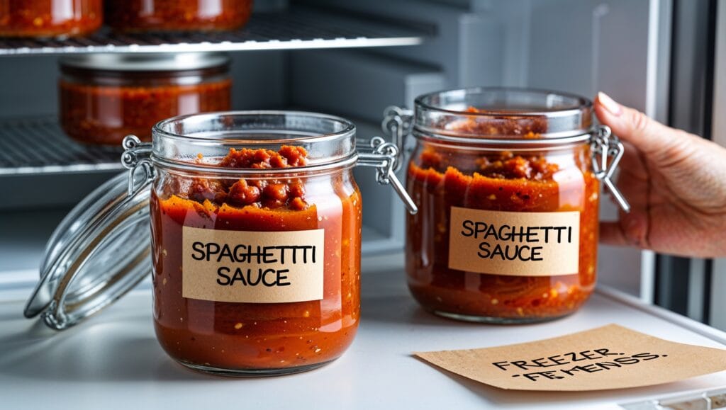 A family dining together, enjoying homemade spaghetti, symbolizing the joy of sharing a well-prepared meal.